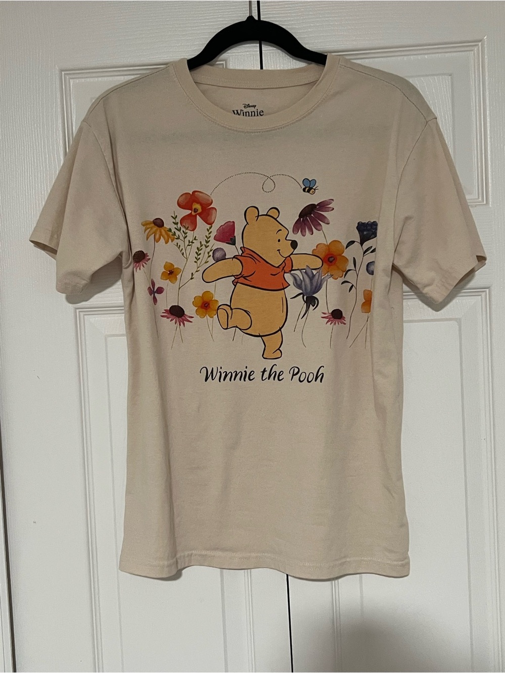 Disney Winnie the Pooh Cream Logo Tee